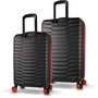Zoozie Bags Juego de Maletas Premium de 2 Piezas Negro